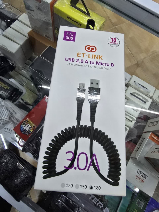 کابل فنری USB TO MICRO برند مستر MASTER