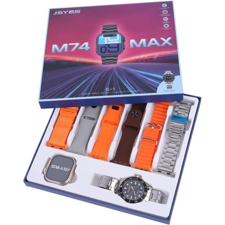 ساعت هوشمند به همراه ساعت آنالوگ مجموع دو عددی M74 MAX