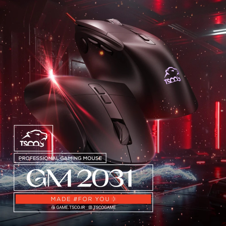 ماوس گیمینگ تسکو مدل GM 2031