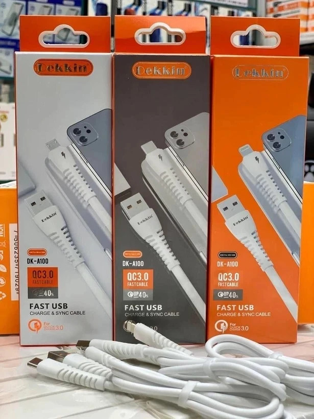 کابل شارژر فست برند Dikin اصلی A100